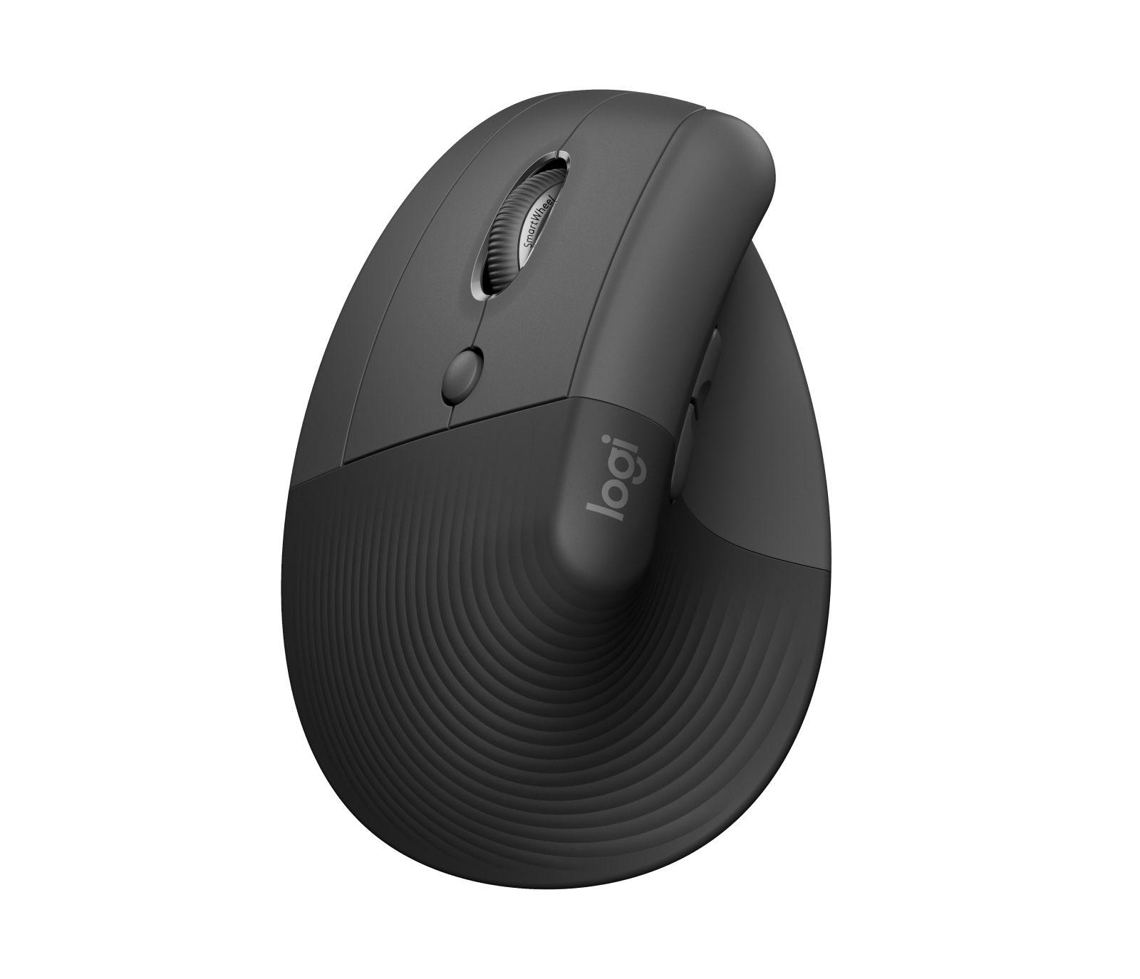 Rato LOGITECH Lift Left (Mão esquerda - 4000 DPI - Ótico - Grafite)