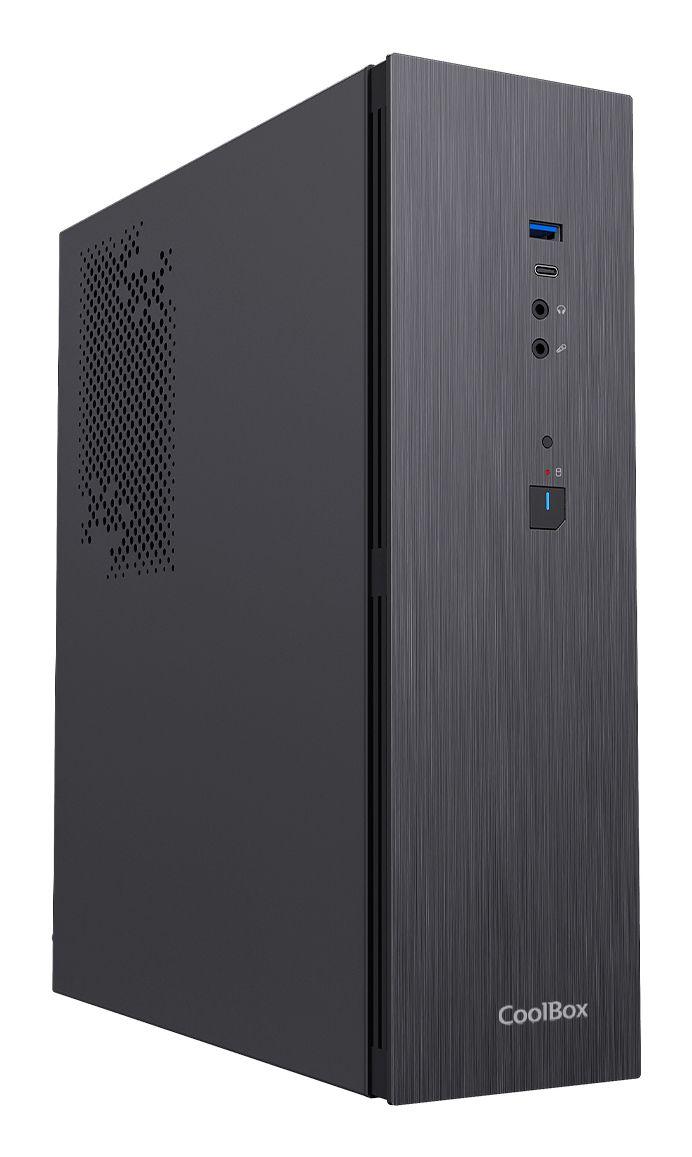 Caixa de Computador COOLBOX T370 Slim (Micro ATX, Mini-ITX - TFX - 500 W - Preto)