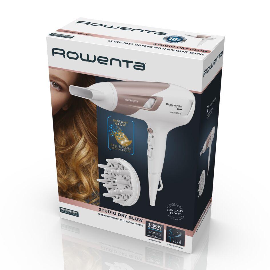 Secador de Cabelo ROWENTA CV5830F0 Studio Dry Glow (Plástico - Branco/Rosa-dourado) — miniatura 15