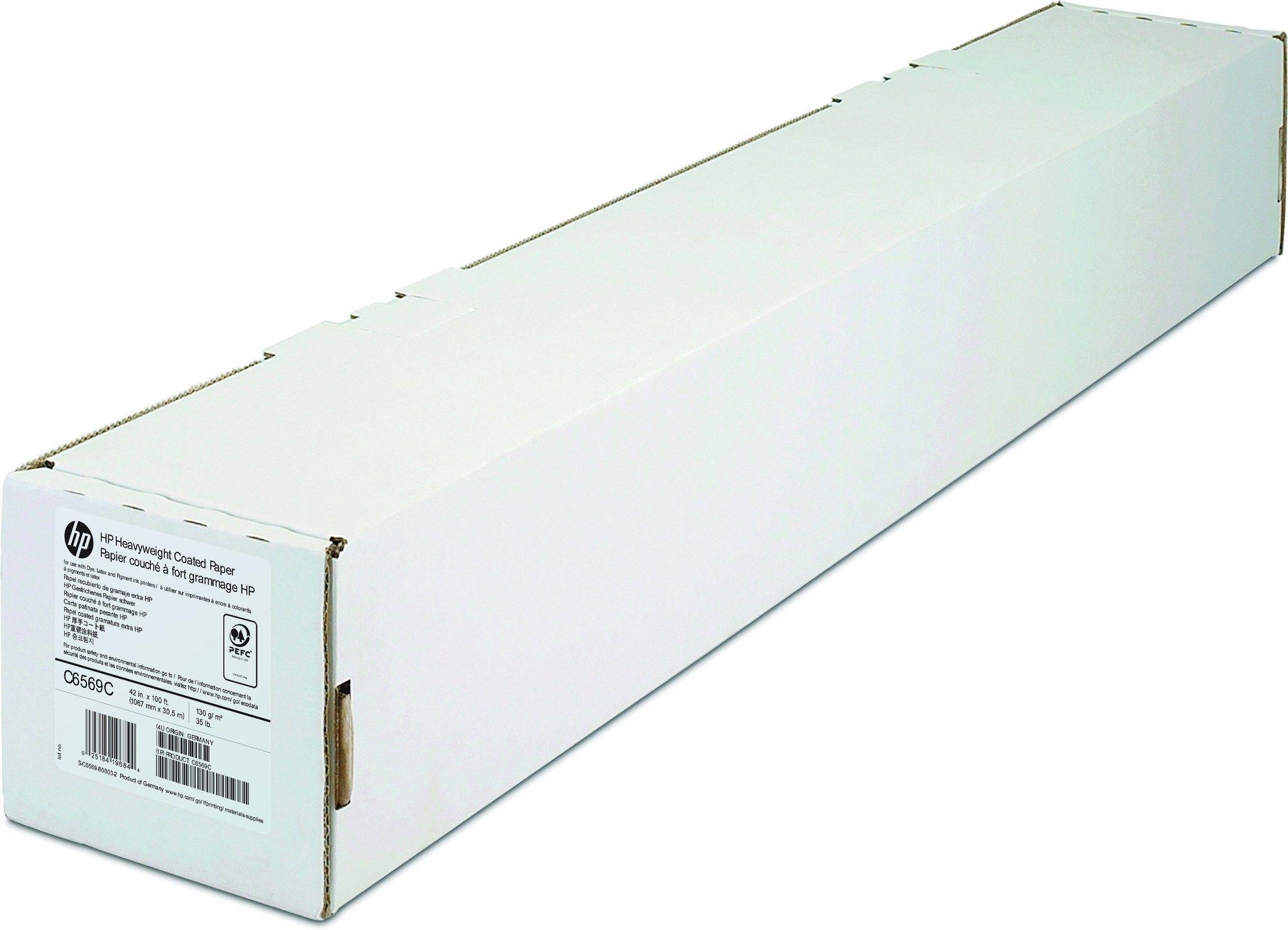 Papel de Impressão Revestido HP C6569C (Rolo 42” - 30 m - 130 g/m²)