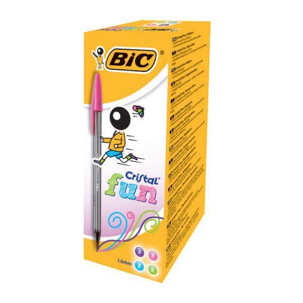 Caneta BIC Cristal Fun Large Fashion (Roxo), miniatura 2