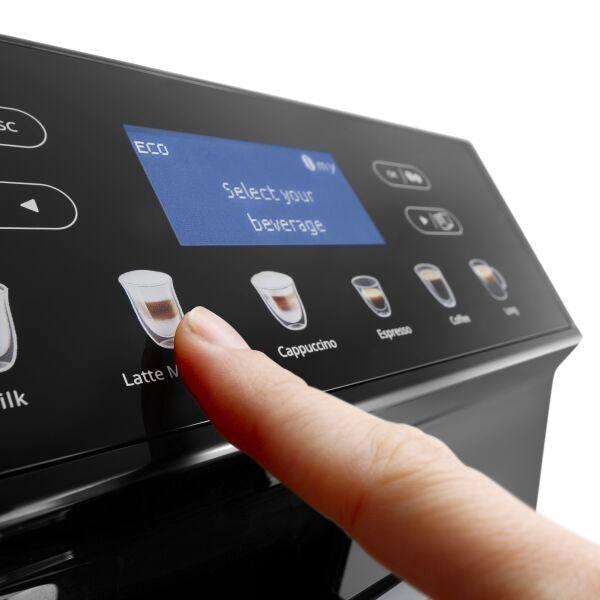 Máquina de Café Automática DELONGHI Eletta Cappuccino Evo ECAM 46.860.B (Café moído, Grãos de café - 1450 W - 15 bar - Preto) — miniatura 5