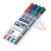 Marcadores Permanentes STAEDTLER Lumocolor duo 348 WP4 (4 unidades)