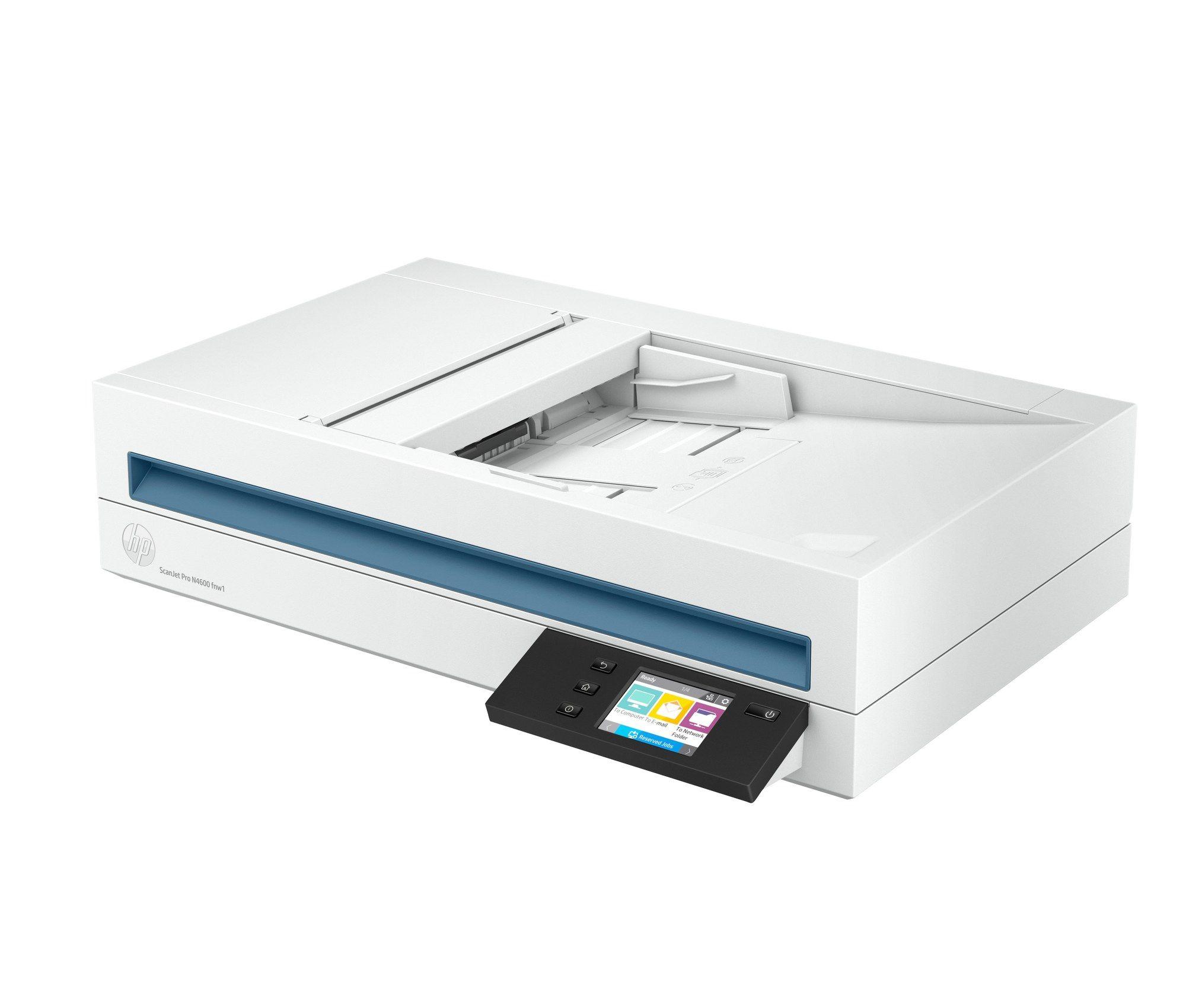 Scanner Documental HP ScanJet Pro N4600 fnw1 (USB, Wi-Fi e Ethernet - Branco), miniatura 4
