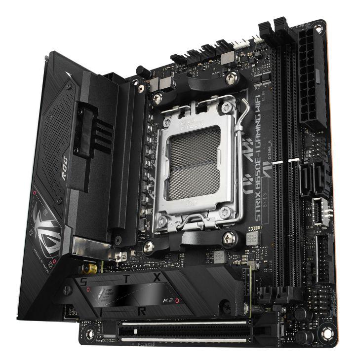 Motherboard ASUS ROG STRIX B650E-I GAMING WIFI (AM5 - AMD Ryzen 7 - mini-ITX - Preto) — miniatura 5