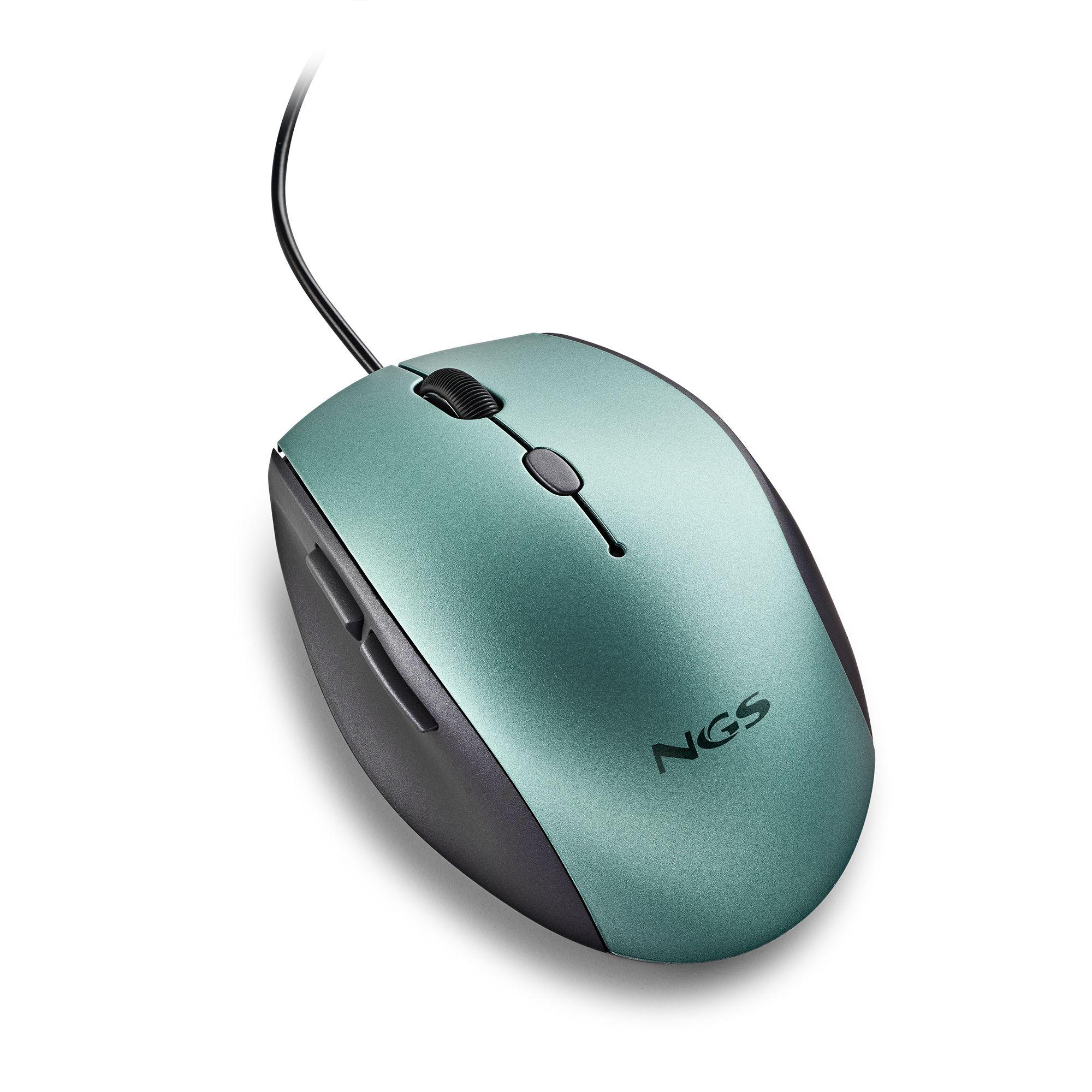 Rato NGS MOTH ICE (Mão direita - 1600 DPI - Ótico - Azul), miniatura 2