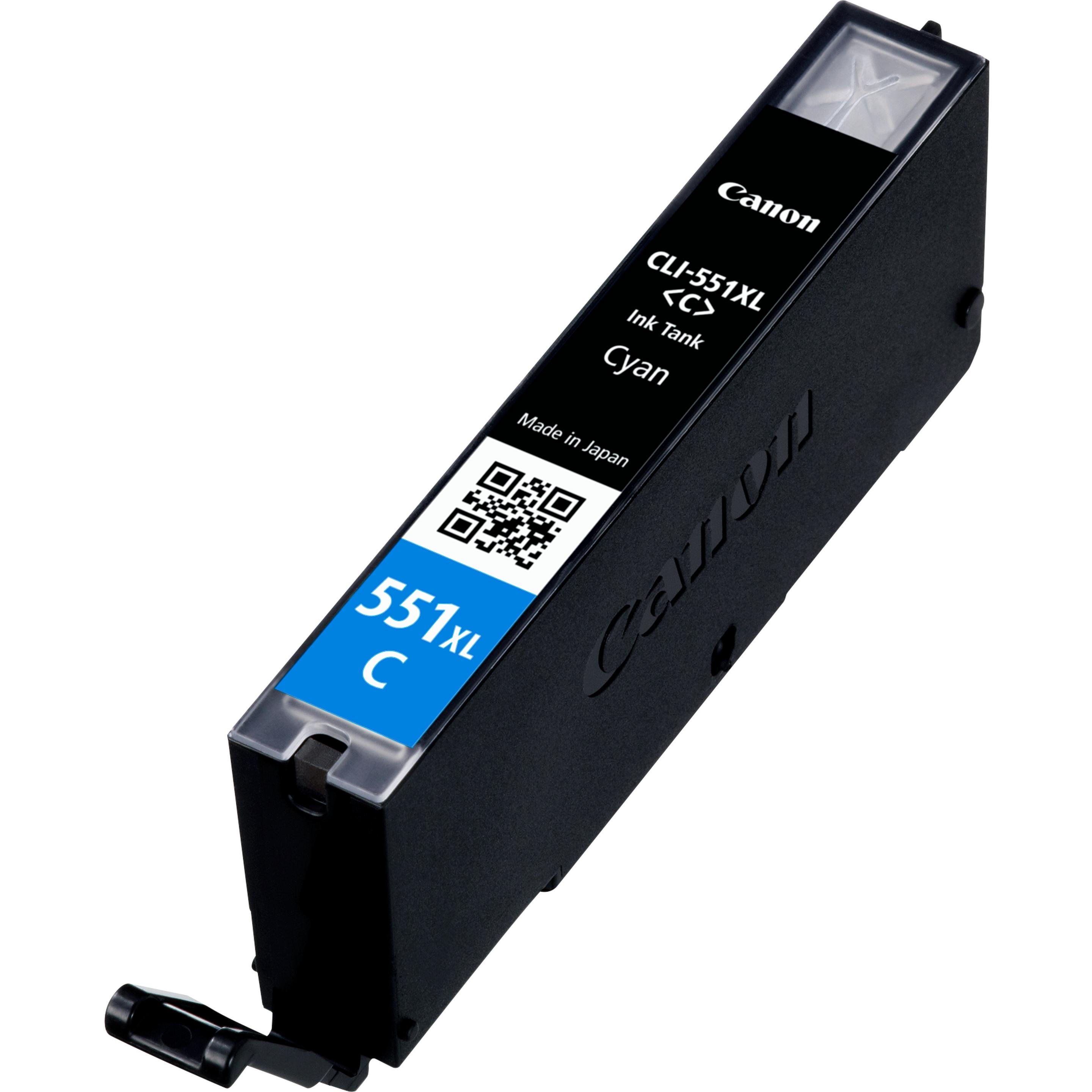 Tinteiro CANON CLI-551XL C (665 páginas - Ciano)