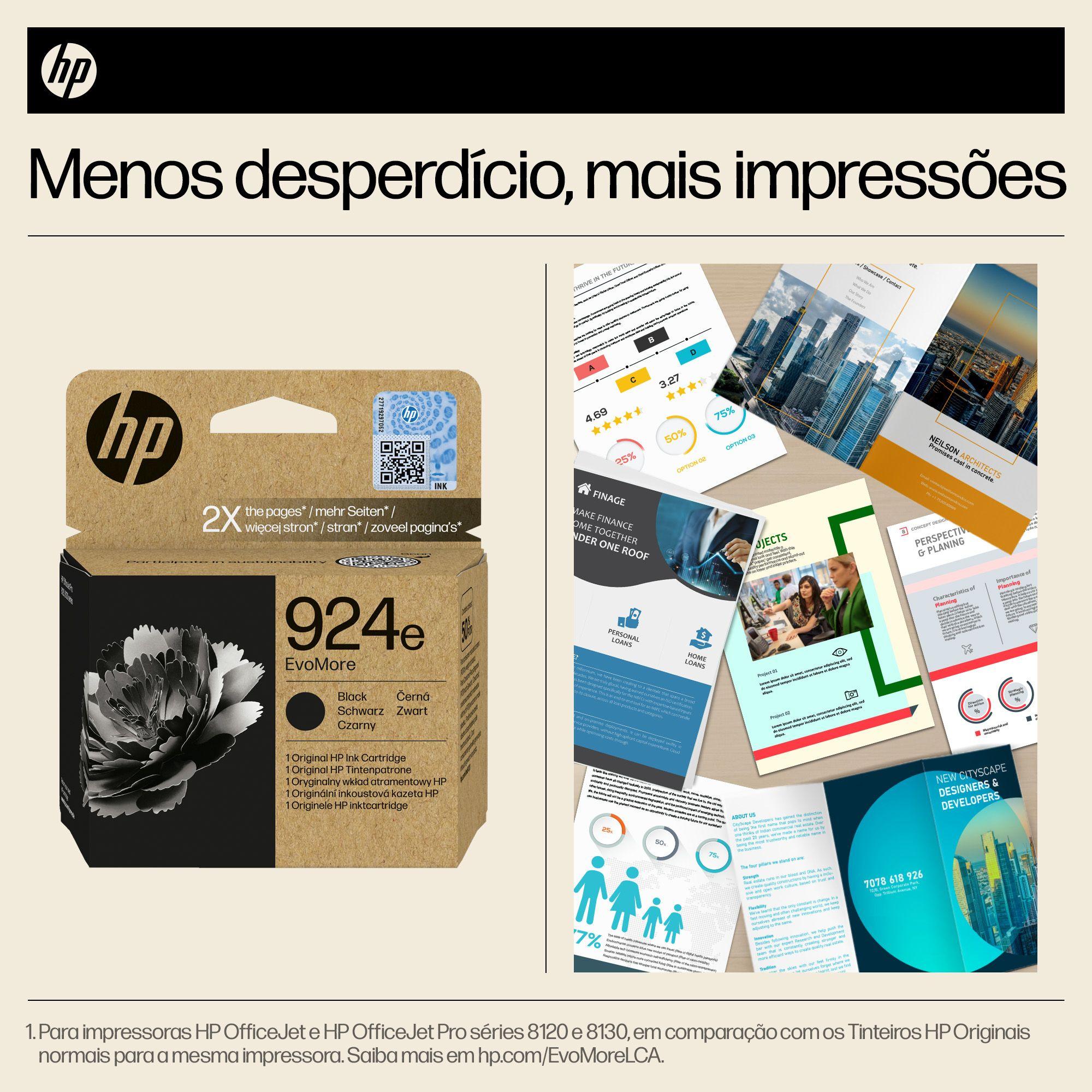 Tinteiro HP 924e (1000 páginas - Preto), miniatura 4