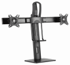 Suporte de Secretária para Dois Monitores GEMBIRD MS-D2-01 (100 x 100 mm - 75 x 75 mm - 68,6 cm - Preto)