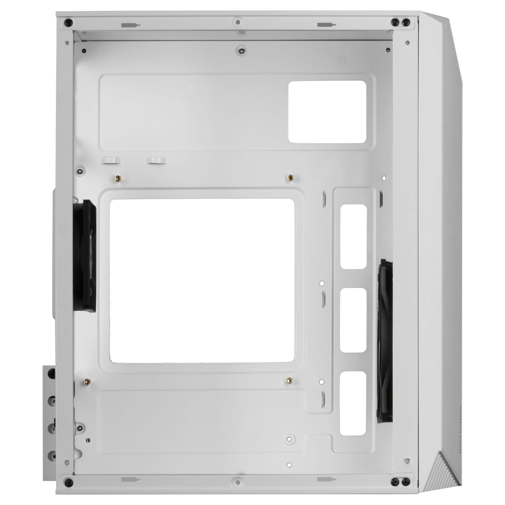 Caixa PC MARS GAMING MC-S1 (micro ATX, Mini-ITX - Mini Tower - Vidro temperado - Branco) — miniatura 5