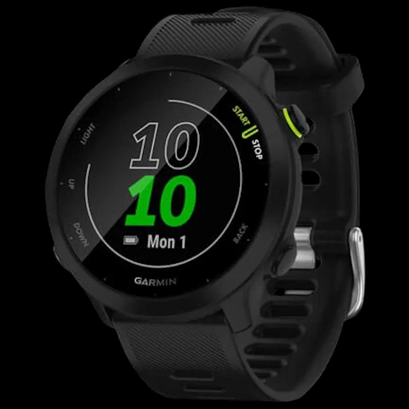Smartwatch GARMIN Forerunner 55 (MIP - 5 ATM - Silicone - Preto) — miniatura 3