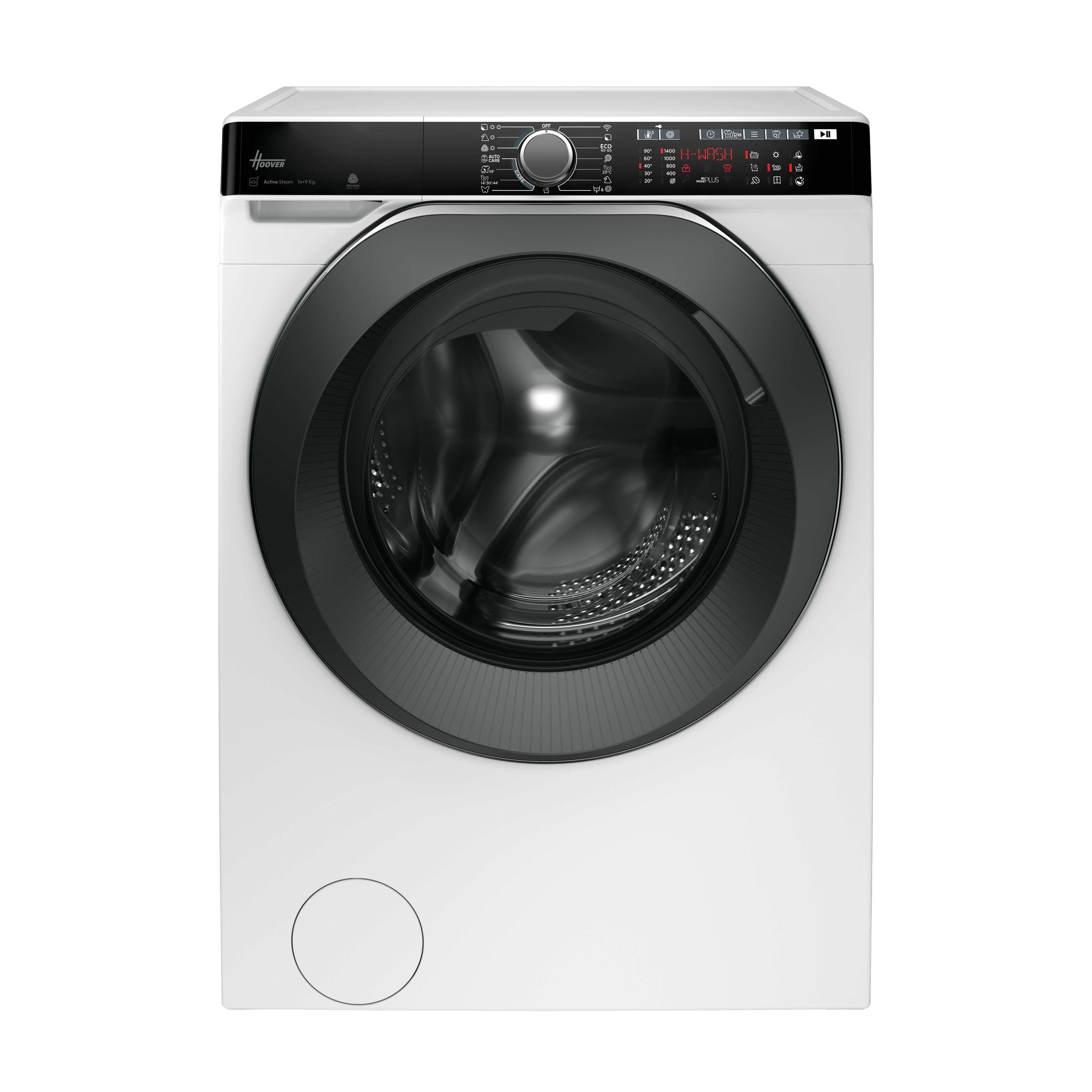 Máquina de Lavar e Secar Roupa Independente HOOVER HDP4149AMBC/1-S (B - 14 kg - 9 kg - Branco)