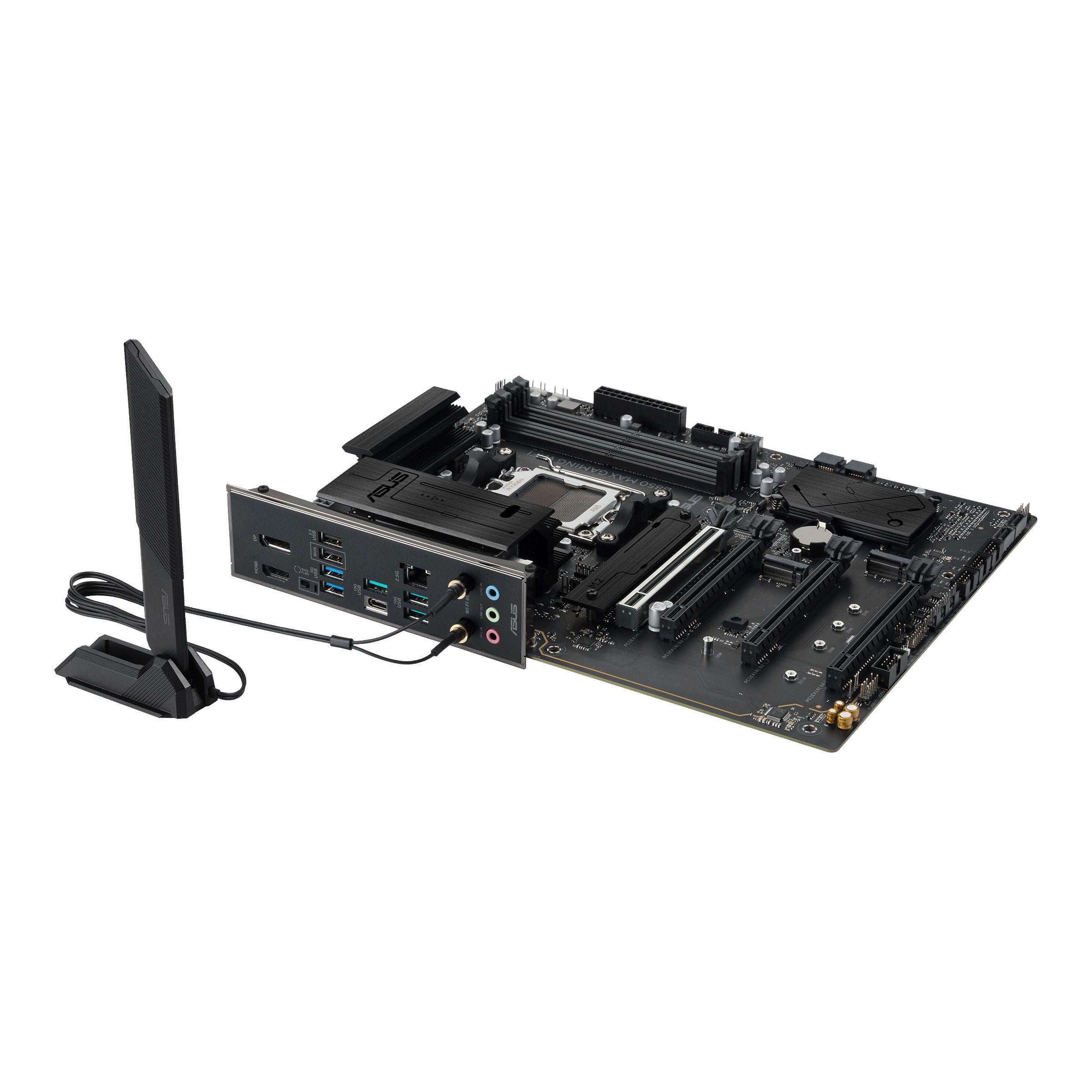 Motherboard ASUS B850 MAX GAMING WIFI (AM5 - ATX - Duplo canal - Preto), miniatura 9