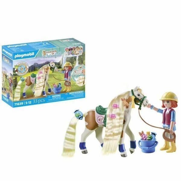 Conjunto de Construção PLAYMOBIL 71639 Cavalos da Cascata Ellie com Cavalo (5 anos - Multicor), miniatura 2