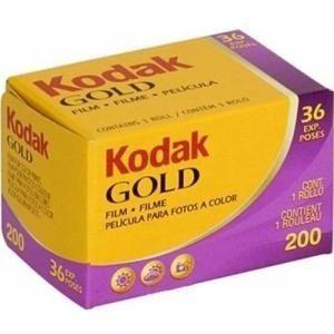 Rolo de Película Fotográfica KODAK GOLD 200 GB135-36 (ISO 200 - 36 exposições - 35 mm)