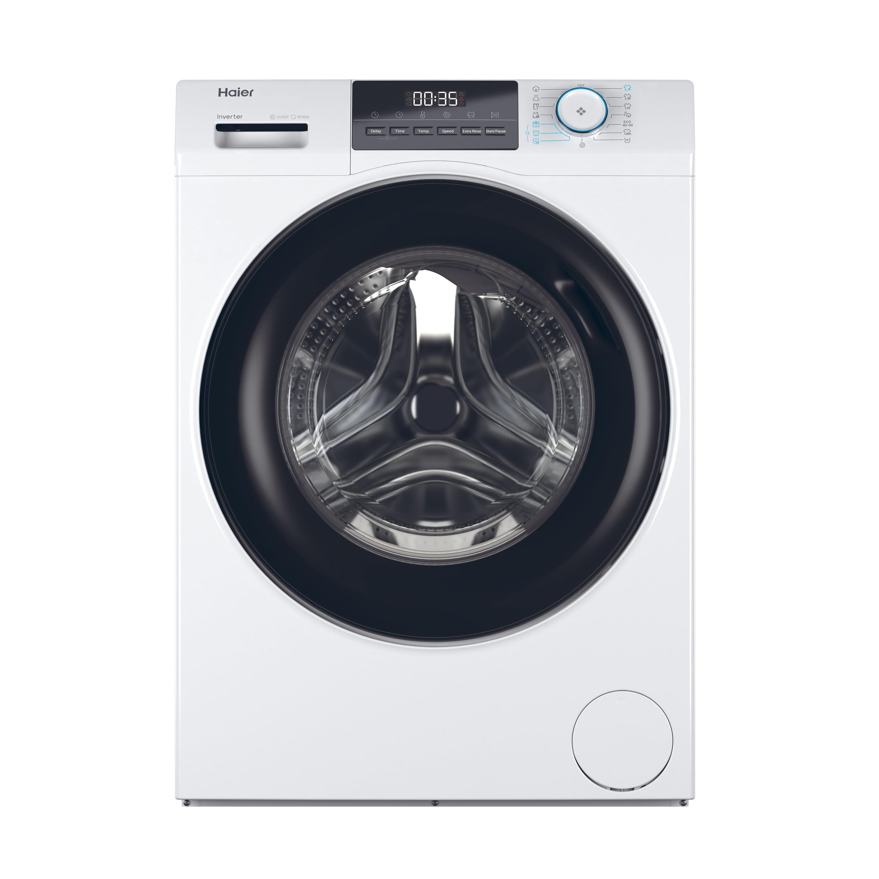 Máquina de Lavar Roupa Independente HAIER HW80BP14929AS (1400 RPM - B - A - Branco)