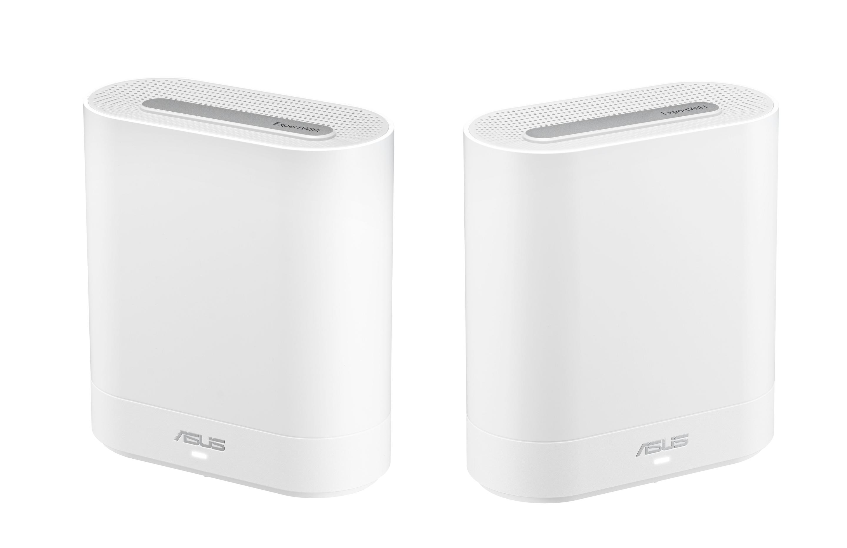 Sistema Mesh ASUS ExpertWiFi EBM68 (Wi-Fi 6 - 4804 Mbit/s - 2 unidades - Branco)