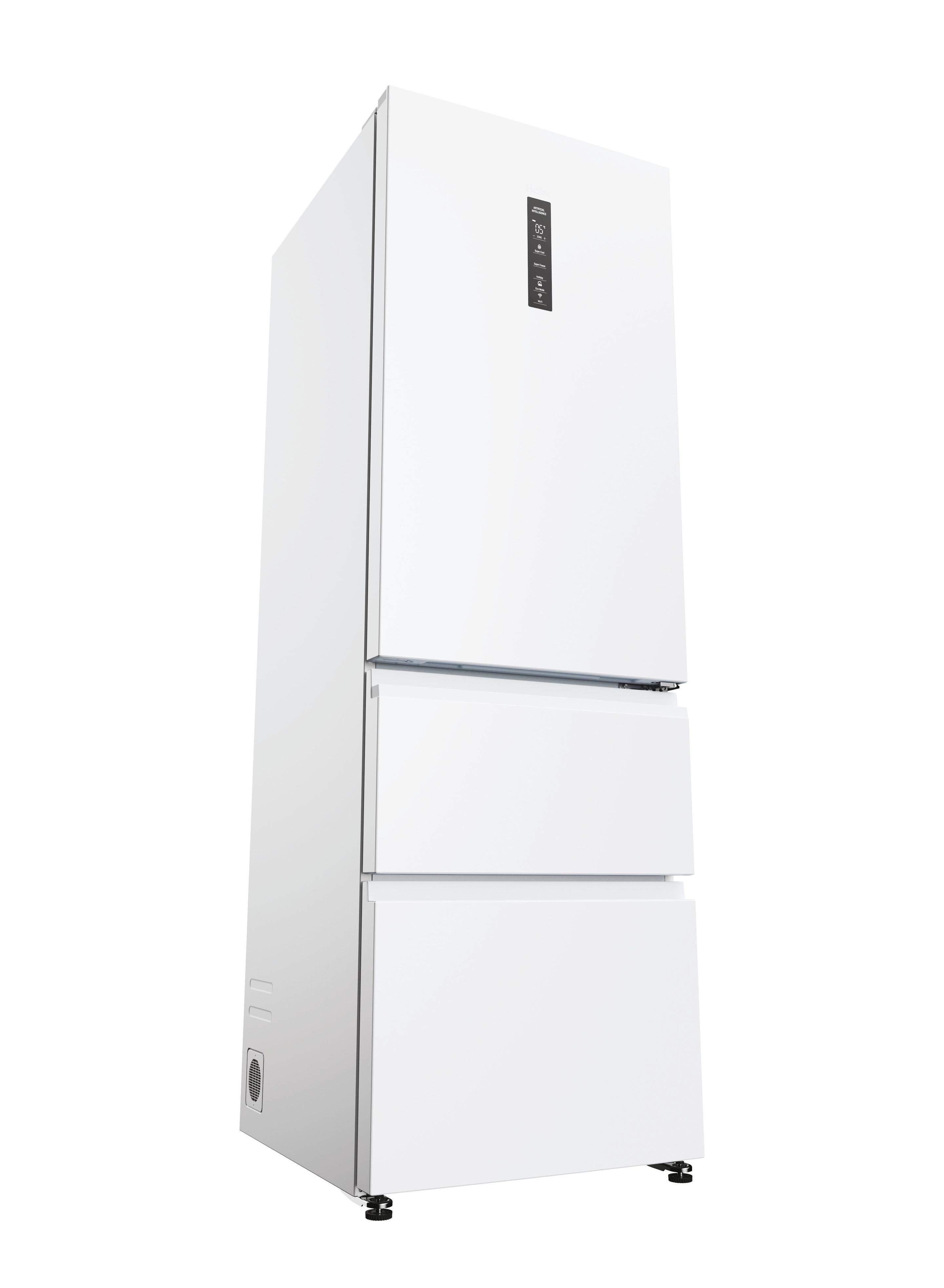 Frigorífico Combinado Independente HAIER HTW5618ENPW (360 l - hOn - 185x59,5x66,7 cm - Branco) — miniatura 4