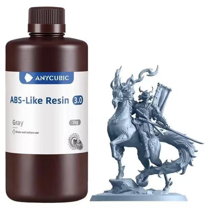 Resina para Impressão 3D ANYCUBIC ABS-Like Resin 3.0 (1kg - Cinzento), miniatura 2