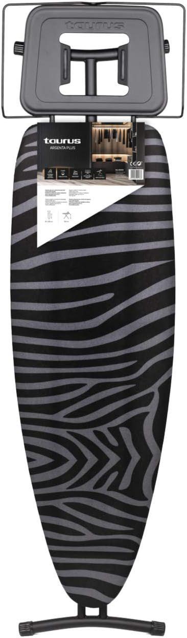 Tábua de Engomar TAURUS Argenta Plus 994178 (Altura Até 93 cm - Preto)