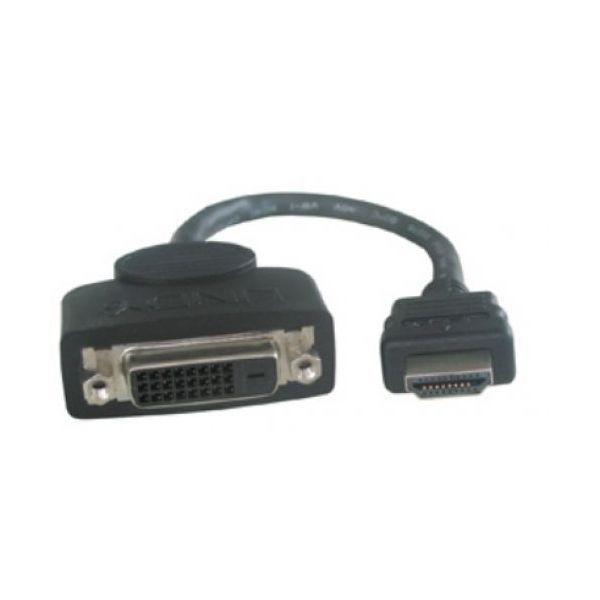 Adaptador de Vídeo LINDY 41227 (0,2 m - DVI-D - Preto), miniatura 2