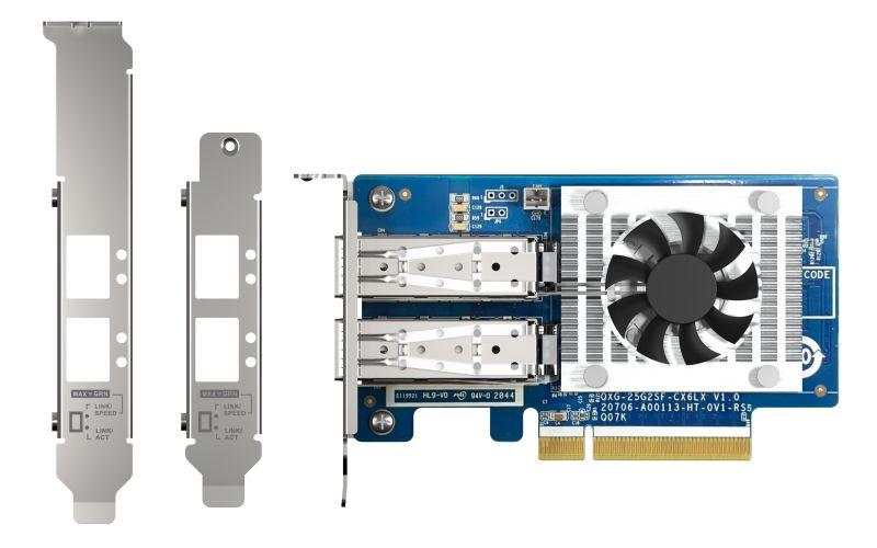 Placa de Rede QNAP QXG-25G2SF-CX6 (PCI Express - 25000 Mbit/s)