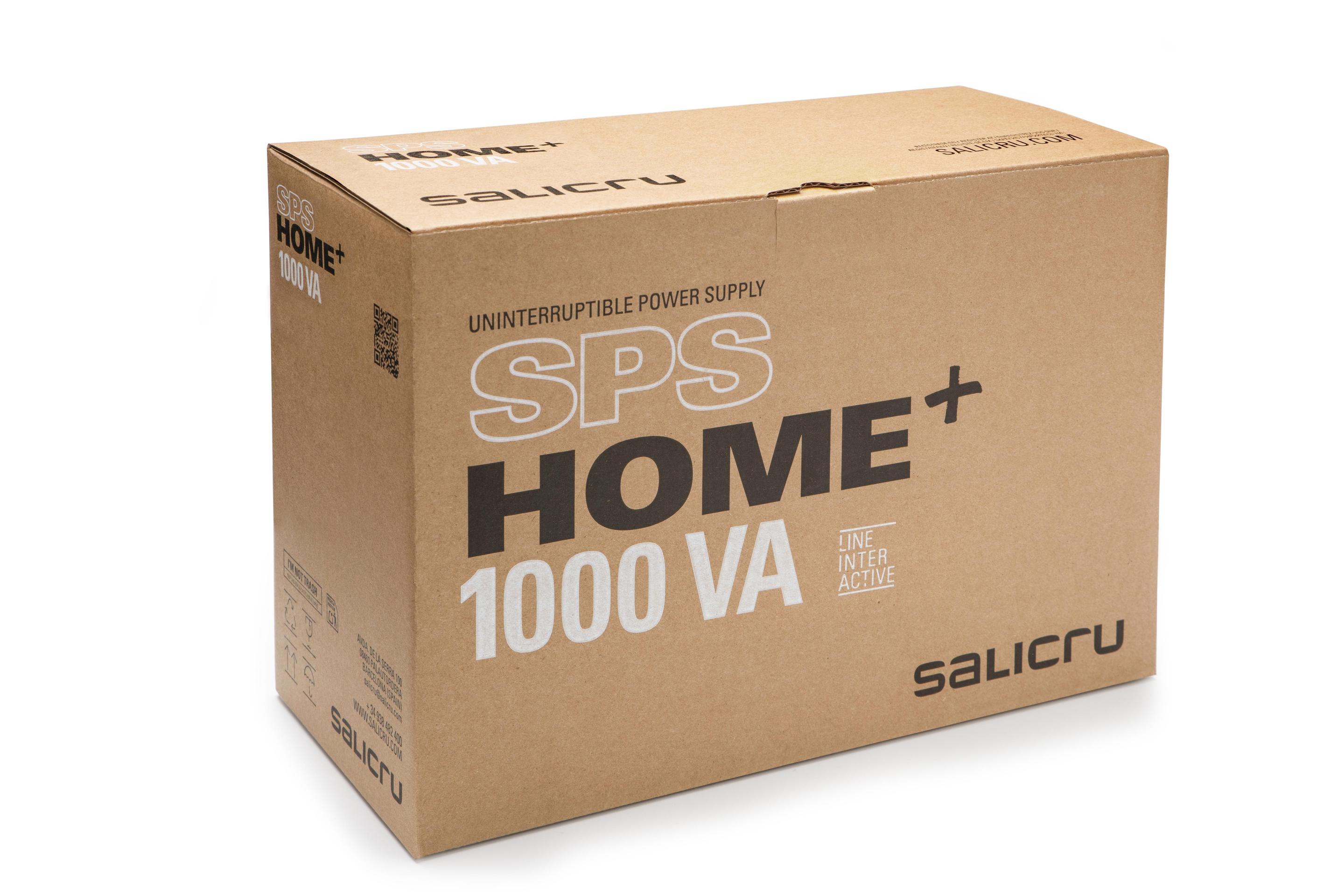 UPS SALICRU SPS 1000 HOME+ (USB Tipo A / USB Tipo C - Tipo F - Laranja), miniatura 5