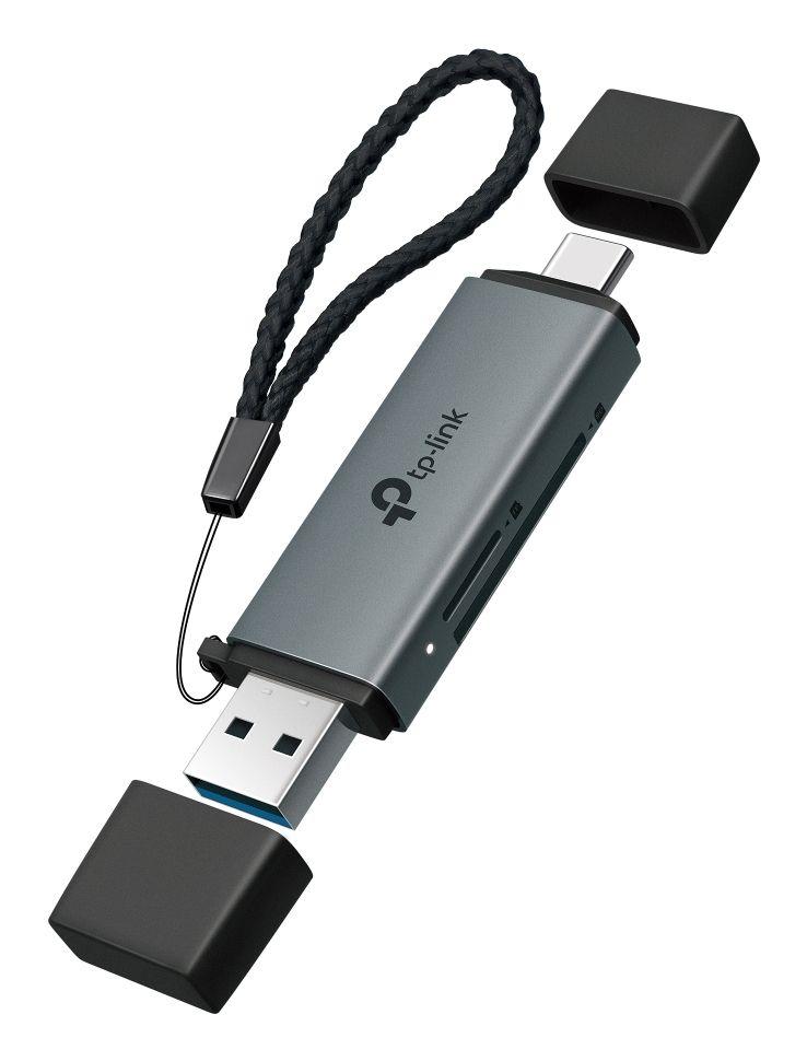 Leitor de Cartões de Memória TP-LINK UA430D (USB 3.1 - MicroSD - Preto)