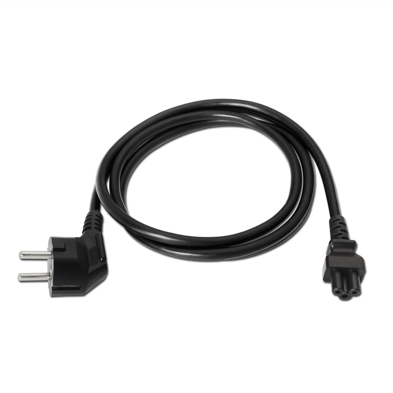 Cabo de Alimentação AISENS A132-0172 (1,5 m - Acoplador C5 - CEE7/7 - Preto), miniatura 2