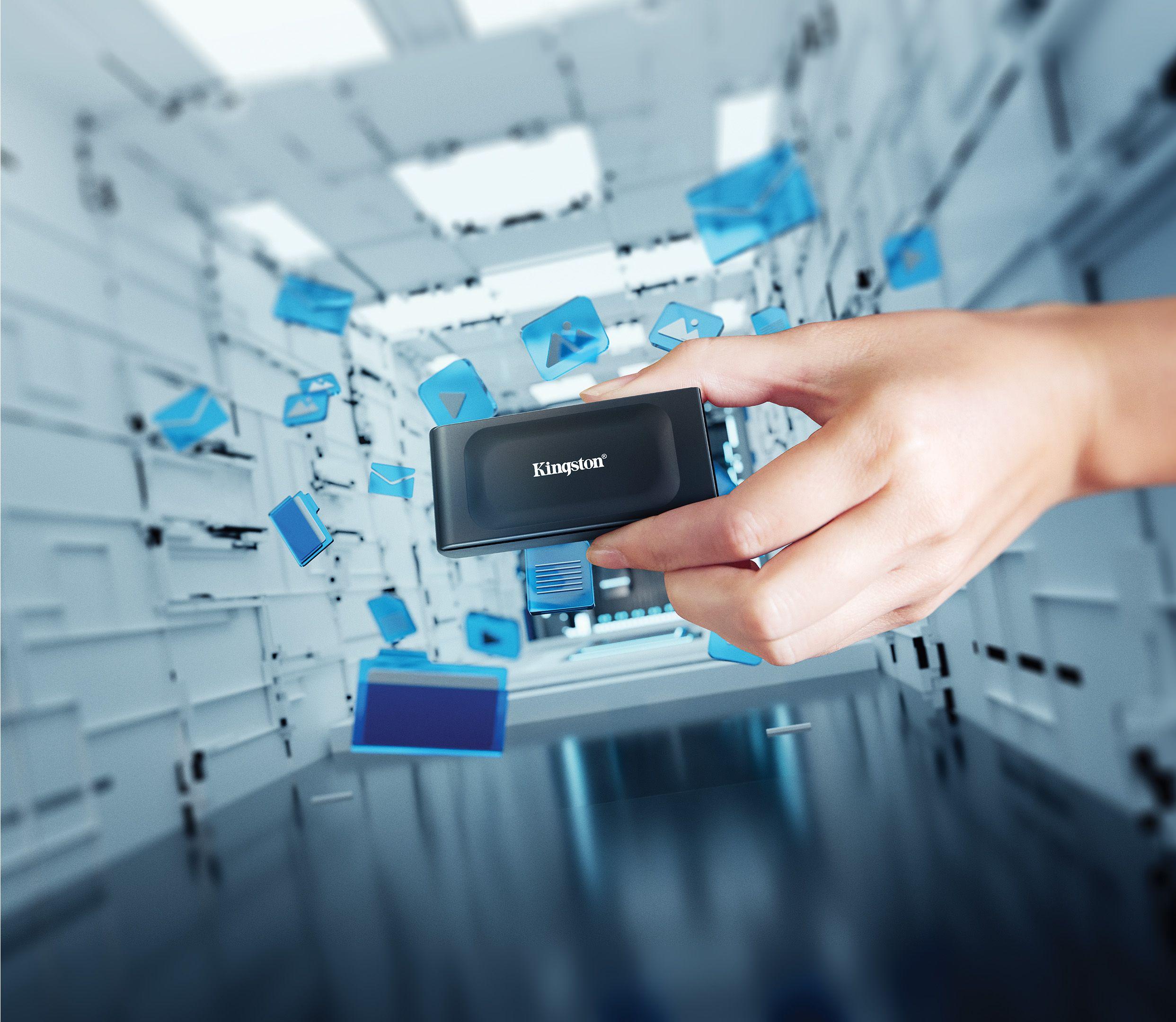 SSD KINGSTON XS1000 (1 TB - USB 3.2 Gen 2 Type-C - Preto) — miniatura 11