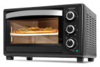 Mini Forno Independente CECOTEC Bake&Toast 2600 Black 4Pizza (1500 W - 26 L - Rotativo - Preto)