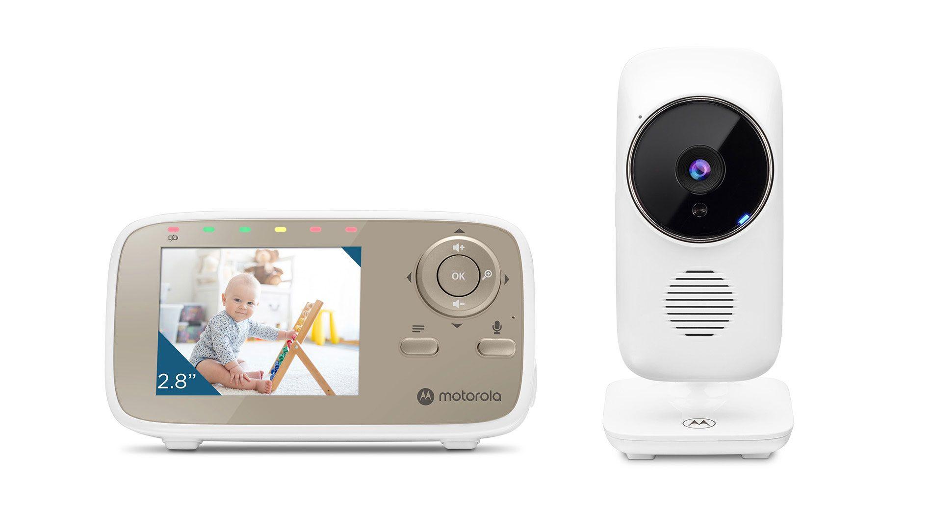 Intercomunicador de Vídeo para Bebé MOTOROLA VM483 (Ecrã 2,8" - Alcance 300 m - Branco)