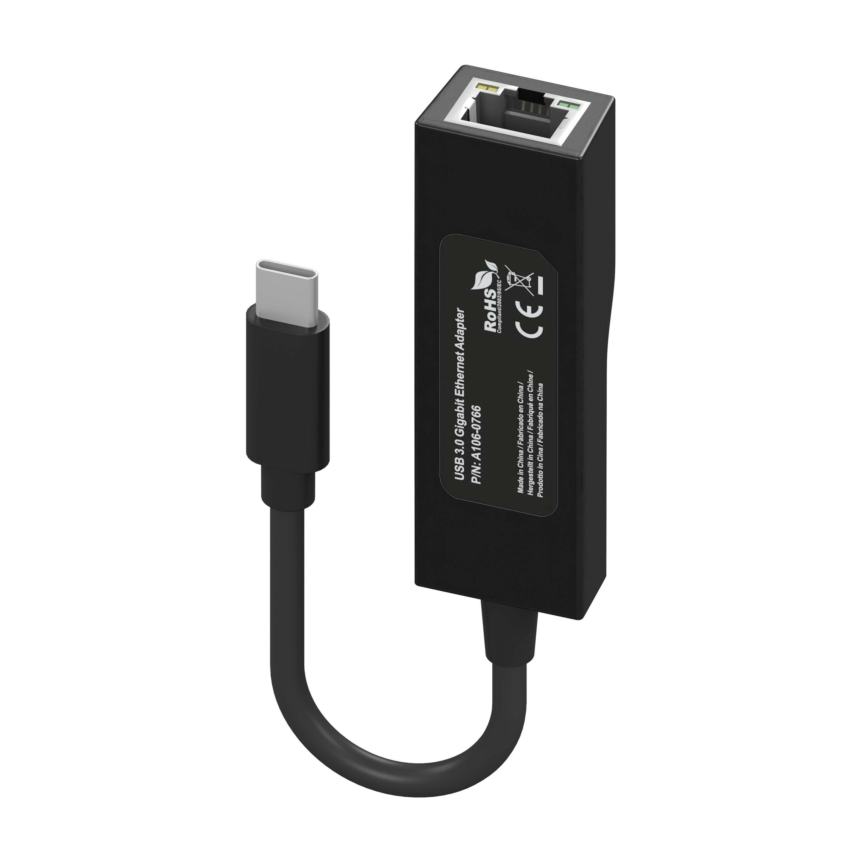 Adaptador USB-C AISENS A109-0765 (USB Type-C - 1000 Mbit/s - Preto), miniatura 3