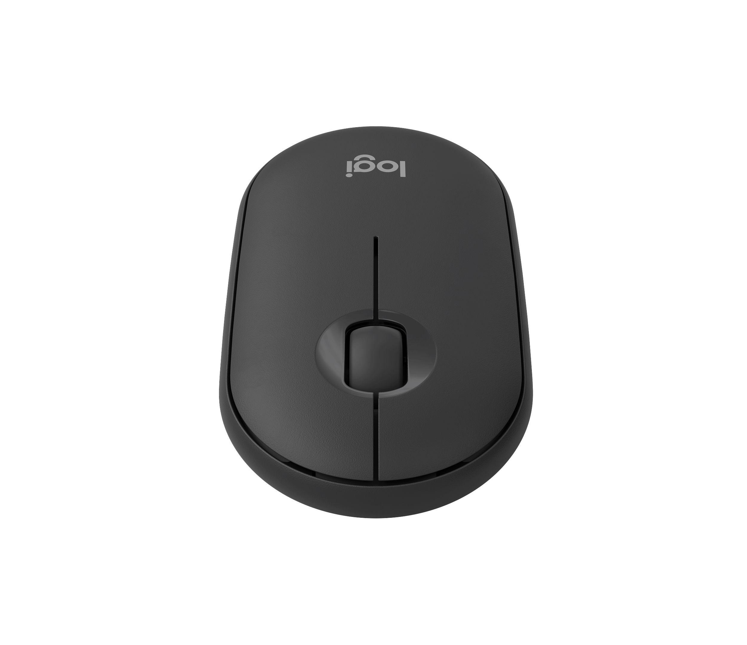 Rato LOGITECH Pebble Mouse 2 M350s (Ambidestro - 4000 DPI - Ótico - Grafite)