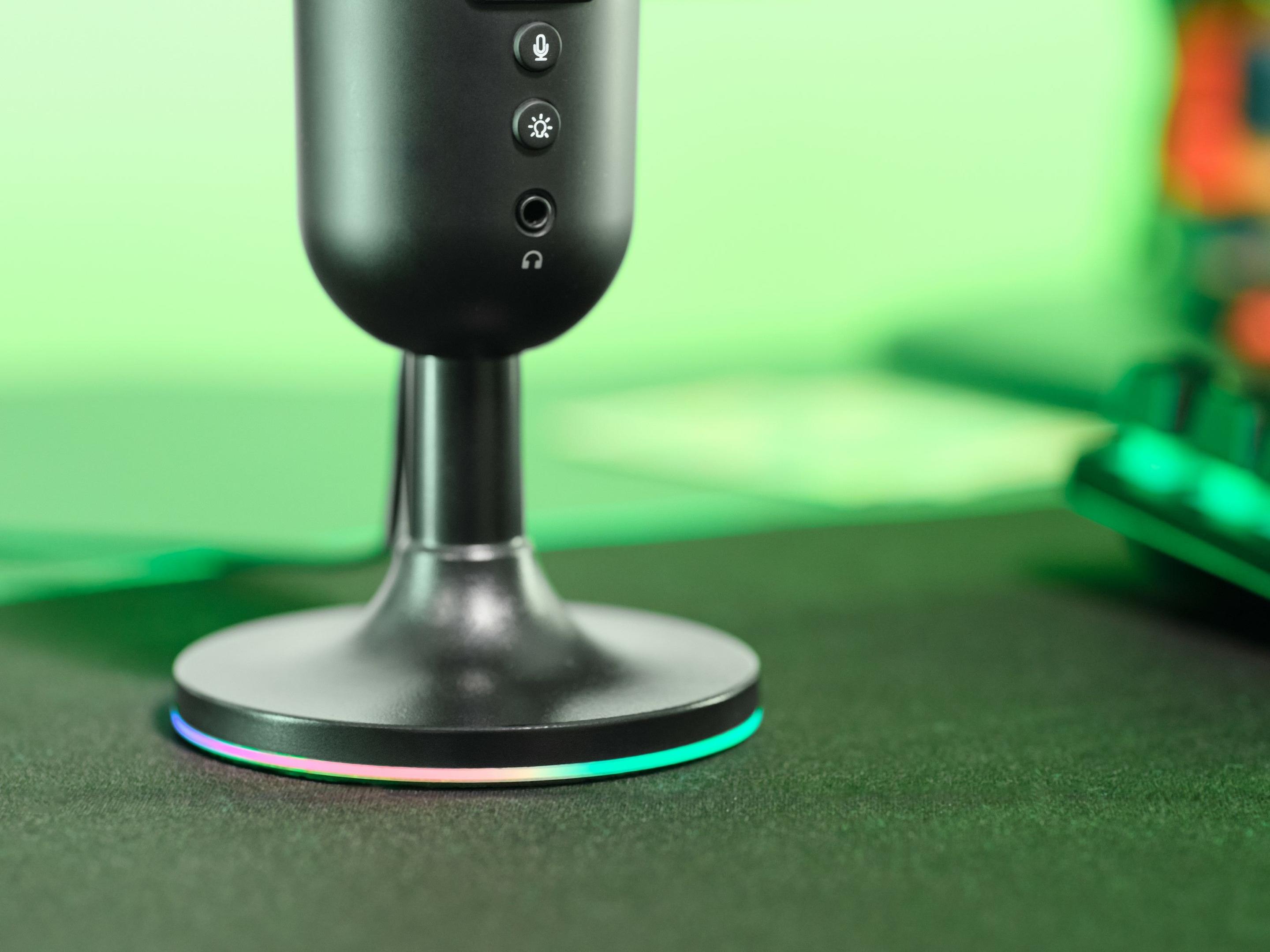 Microfone de Mesa TRUST GXT 234P Yunix (Microfone de mesa - Com fios - USB/3.5 mm - Preto) — miniatura 7