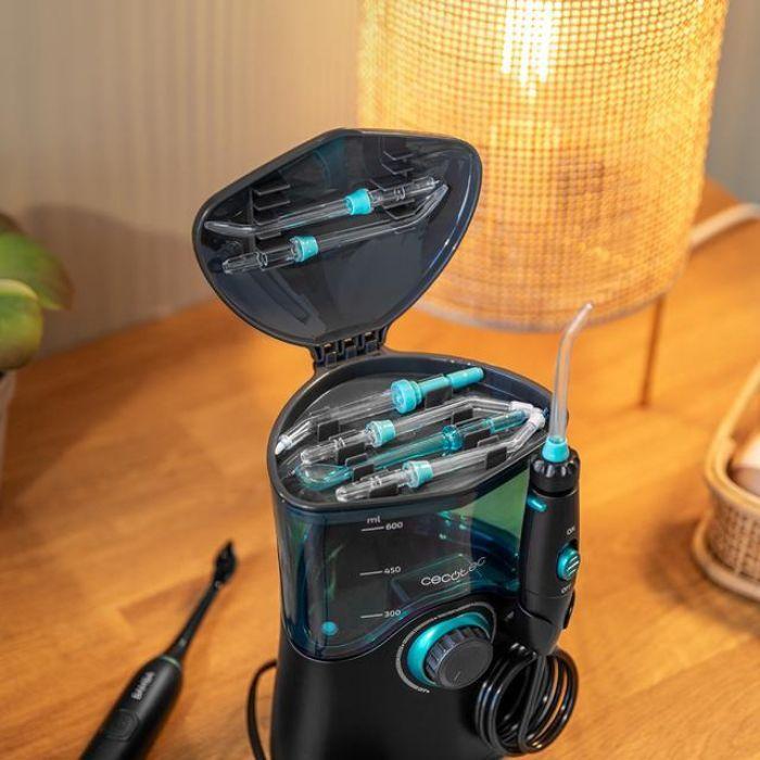 Centro de Higiene Oral CECOTEC Bamba ToothCare Jet Clean (Preto e Azul) — miniatura 5