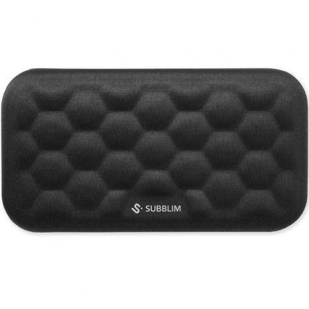 Apoio de Pulso para Rato SUBBLIM Ergo Airpadding (Espuma viscoelástica - Tecido AirMesh 3D respirável - Antiderrapante - Preto)