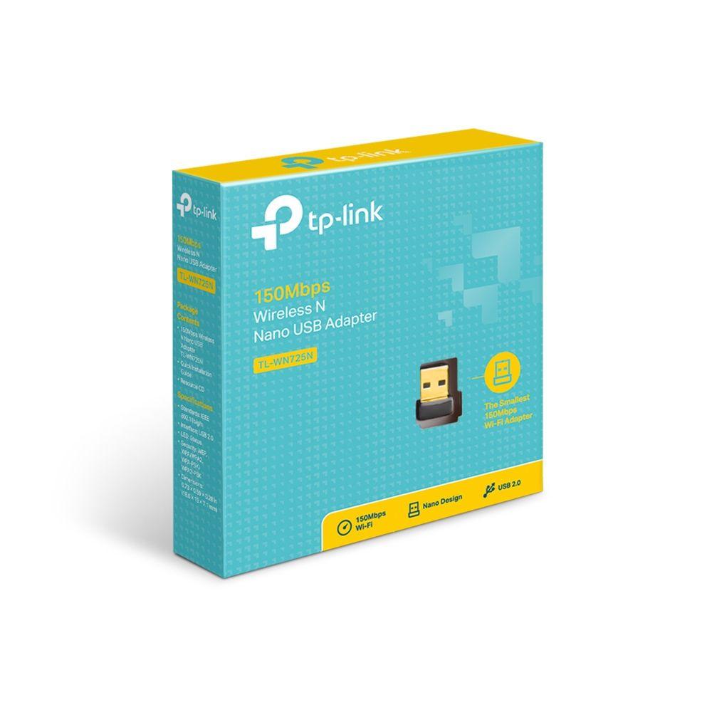 Adaptador USB Wi-Fi TP-LINK TL-WN725N (Wi-Fi 4 - 150 Mbit/s - Single-band - Preto) — miniatura 4