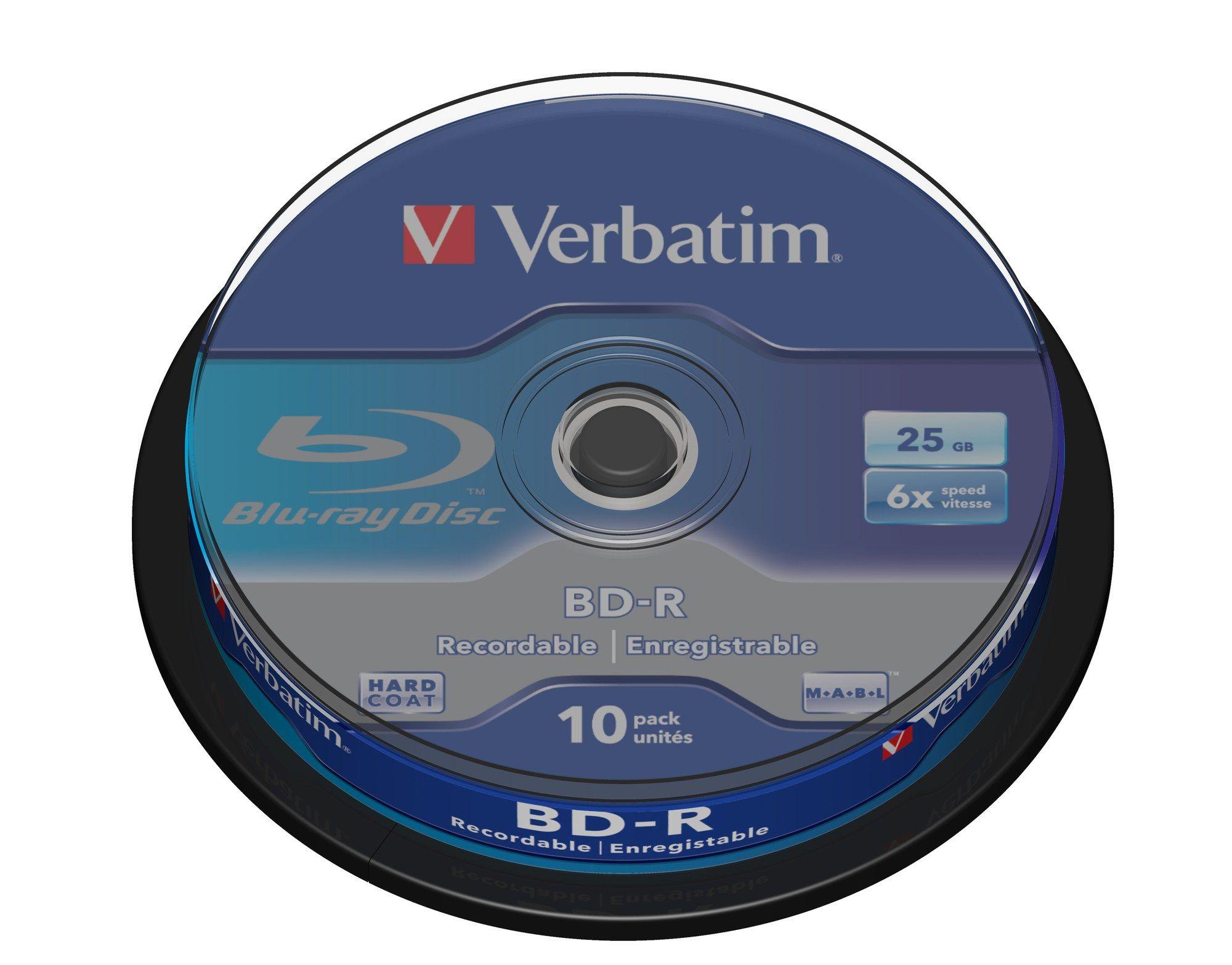 Disco Blu-ray Gravável VERBATIM 43742 (Branco/Azul)