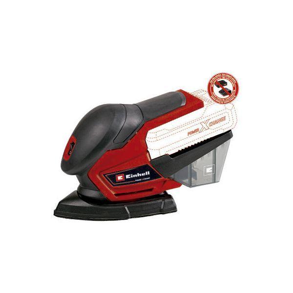 Lixadora Multifunções a Bateria EINHELL TE-OS 18/150 Li Solo (18 V - Bateria - Preto e Vermelho)