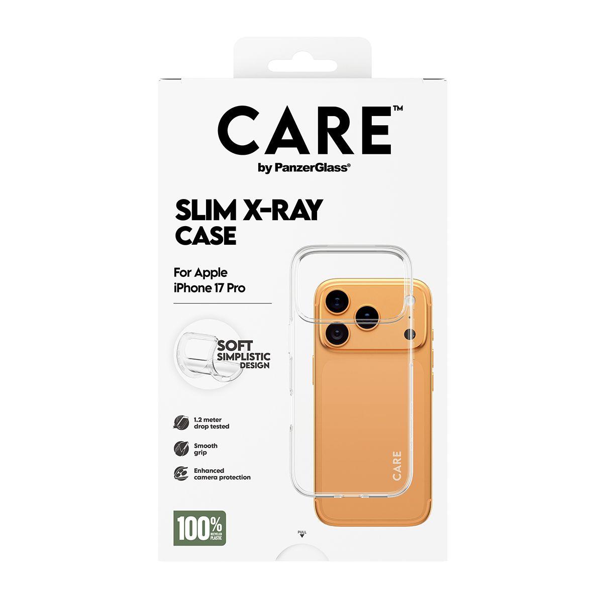 Capa PANZERGLASS CARE X-Ray Soft Basic iPhone 17 Pro (Apple - Transparente), miniatura 3