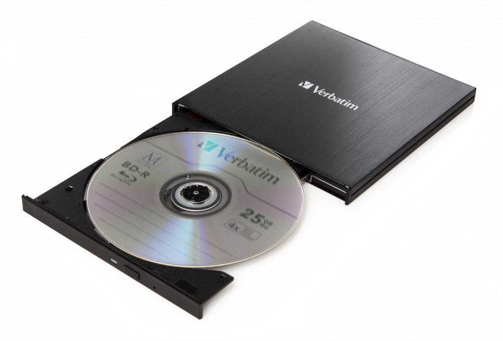 Gravador Blu-ray Externo VERBATIM 43889 (Preto) — miniatura 2