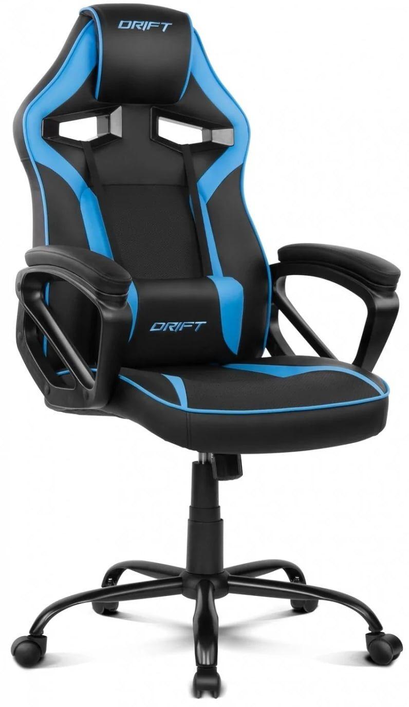 Cadeira Gaming DRIFT DR50BL (120 kg - 0–15° - Classe 4 - Preto/Azul)