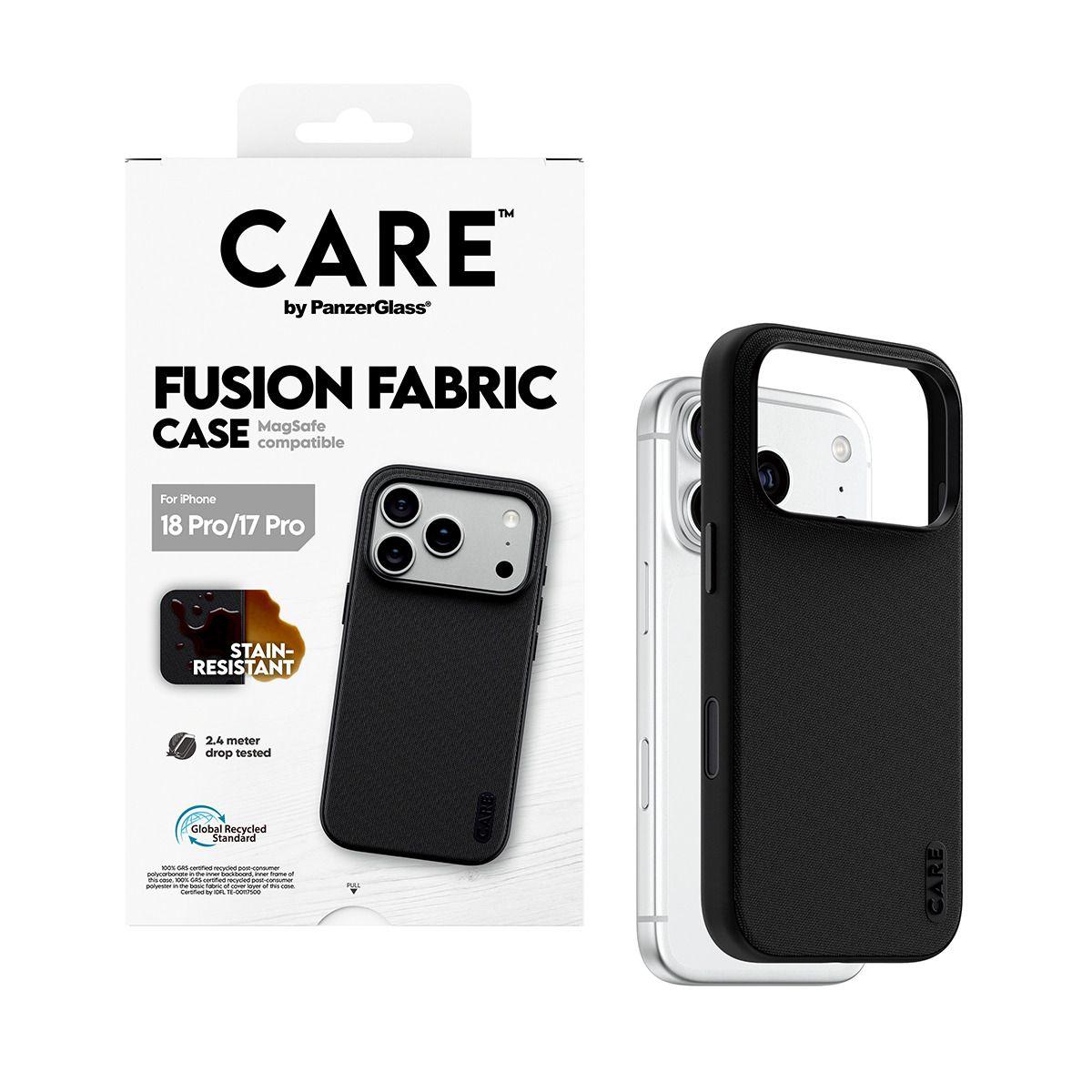 Capa PANZERGLASS CARE Fusion Fabric MagSafe (6,3" - Apple - Preto), miniatura 5