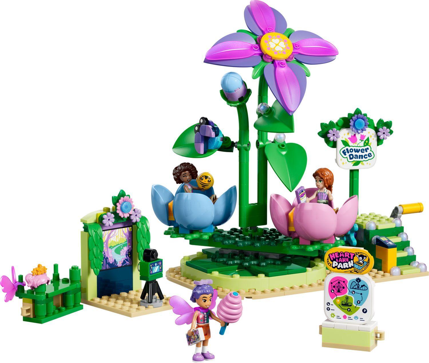 LEGO 42702 Friends Carrossel de Flores e Chávenas de Chá de Fadas (7+ anos - 321 peças)
