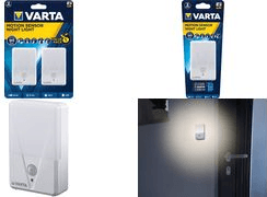 Luz de Presença com Sensor de Movimento VARTA Motion Sensor Night Light 16624 101 421 (POM, ABS - Branco)
