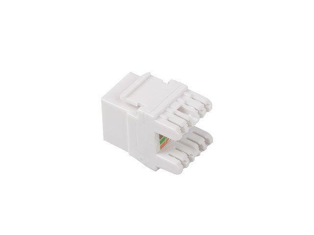 Conector Keystone RJ45 LANBERG KSU6-1000 (LSA - RJ-45 - Cat6 - Branco)