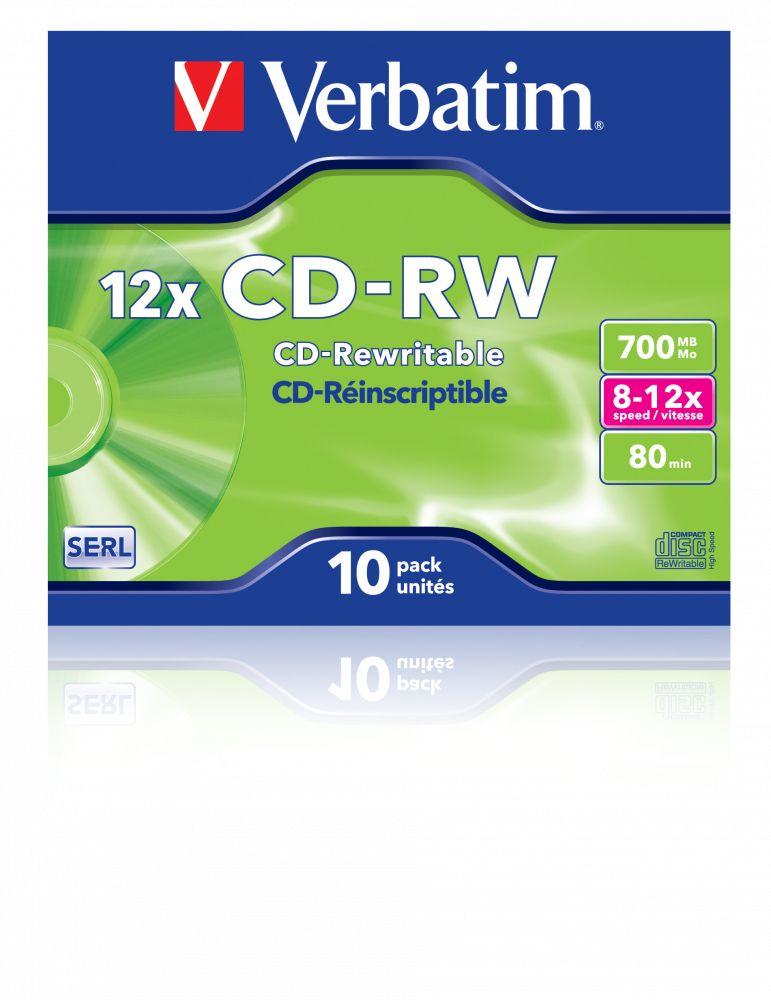 CD-RW VERBATIM 43148 (700MB - 12x - 10 unidades) — miniatura 3