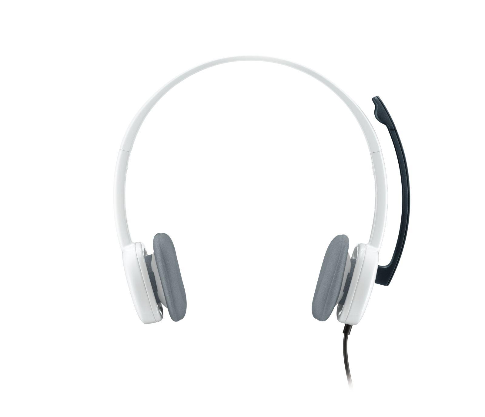 Headset LOGITECH H150 (Binaural - Com fios - Supra-aural - Branco)