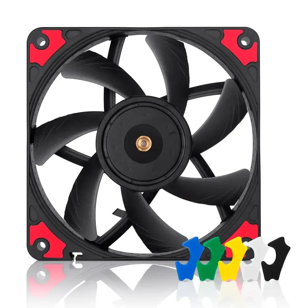 Ventoinha de Caixa NOCTUA NF-A12x15 PWM chromax.black.swap (Plástico - 1,56 W - Preto), miniatura 3